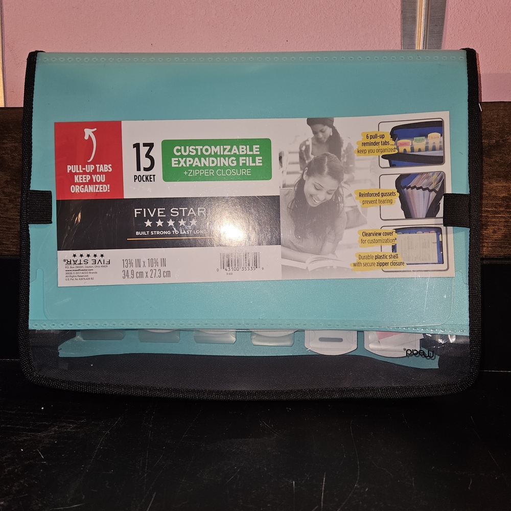 Five Star Expanding File Organizer